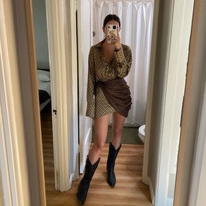 L’Acadamie silk dress